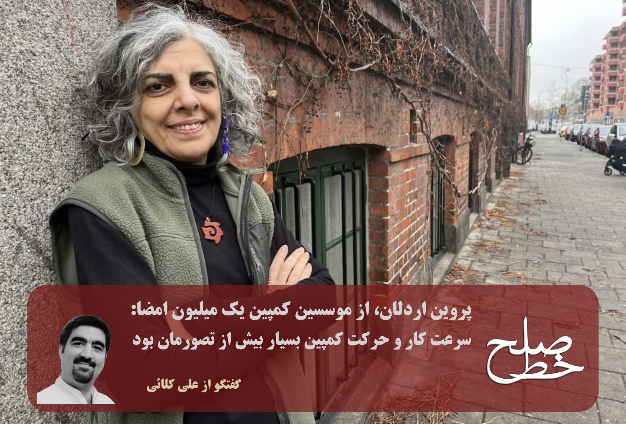 پروین اردلان: سرعت کار و حرکت کمپین بسیار بیش از تصورمان بود/ علی کلائی